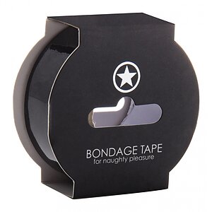 Non Sticky Bondage Tape 17.5m Negru Non Sticky Bondage Tape 17.5m Negru pe Domnisoare.ro