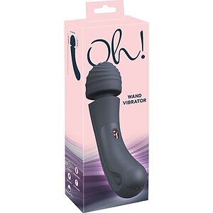 Oh! Wand – Baghetă De Masaj 10 Moduri, Reîncărcabilă Negru