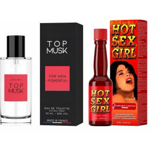 Pachet Afrodisiac Hot Sex Girl 20ml + Parfum Feromoni Top Musk 75ml Pachet Afrodisiac Hot Sex Girl 20ml + Parfum Feromoni Top Musk 75ml pe Domnisoare.ro