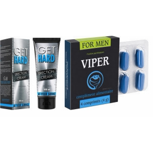 Pachet Cremă Get Hard + Pastile Viper FR 4 Pachet Cremă Get Hard + Pastile Viper FR 4 pe Domnisoare.ro