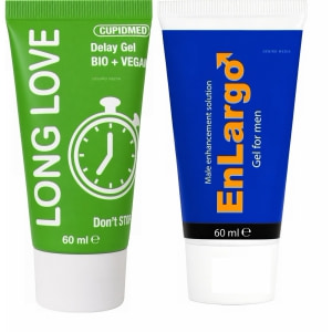 Pachet Cremă Mărirea Penisului Enlargo 100ml + Gel Ejaculare Precoce Long Love 50ml Pachet Cremă Mărirea Penisului Enlargo 100ml + Gel Ejaculare Precoce Long Love 50ml pe Domnisoare.ro