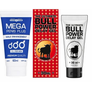 Pachet Gel Mărire Penis Mega Penis Plus 65ml Și Gel Ejaculare Prematură Bull Power Delay 30ml Pachet Gel Mărire Penis Mega Penis Plus 65ml Și Gel Ejaculare Prematură Bull Power Delay 30ml pe Domnisoare.ro