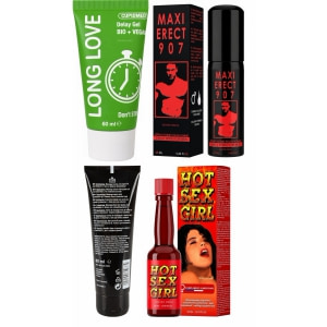 Pachet Maraton: Kit Intensificator pentru Cuplu Pachet Maraton: Kit Intensificator pentru Cuplu pe Domnisoare.ro