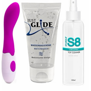 Pachet Maximizator Plăcere: Lubrifiant, Spray Și Vibrator Pachet Maximizator Plăcere: Lubrifiant, Spray Și Vibrator pe Domnisoare.ro