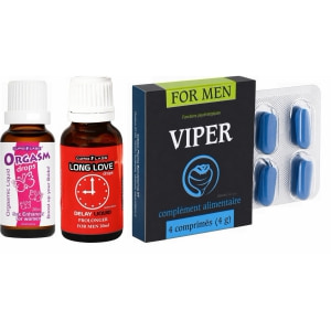 Pachet Pasiune Max: Kit 3-în-1 pentru nopți intense pe Domnisoare.ro
