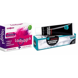 Pachet Pastile Libido Ladyagra 10buc + Penis Marathon Long Power Creme 30ml Pachet Pastile Libido Ladyagra 10buc + Penis Marathon Long Power Creme 30ml pe Domnisoare.ro