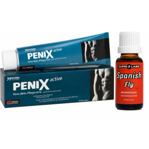 Pachet Picături Afrodisiace Spanish Fly 20ml + Cremă Pentru Potență Penix 75ml Pachet Picături Afrodisiace Spanish Fly 20ml + Cremă Pentru Potență Penix 75ml pe Domnisoare.ro