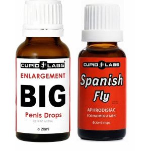Pachet Picături Big Penis Drops 20ml + Picături Afrodisiace Spanish Fly 20ml Pachet Picături Big Penis Drops 20ml + Picături Afrodisiace Spanish Fly 20ml pe Domnisoare.ro