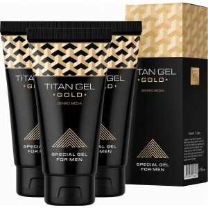 Pachet Promoțional 3 x Gel Titan Gold, Pentru Bărbați, 50 ml Pachet Promoțional 3 x Gel Titan Gold, Pentru Bărbați, 50 ml pe Domnisoare.ro