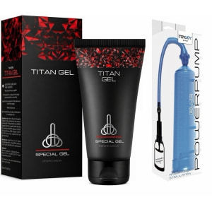 Pachet Promoțional Gel Titan 50 ml și Pompă Mărirea Penisului Pachet Promoțional Gel Titan 50 ml și Pompă Mărirea Penisului pe Domnisoare.ro