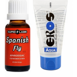 Pachet Spanish Fly + Lubrifiant Eros Aqua Pachet Spanish Fly + Lubrifiant Eros Aqua pe Domnisoare.ro