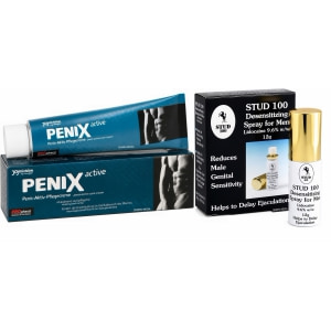 Pachet Spray Stud 100 Original + Cremă Pentru Potență Penix 75ml Pachet Spray Stud 100 Original + Cremă Pentru Potență Penix 75ml pe Domnisoare.ro