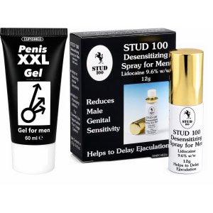 Pachet Spray Stud 100 Original + Gel Mărirea Penisului Mr XXL Gel 50ml Pachet Spray Stud 100 Original + Gel Mărirea Penisului Mr XXL Gel 50ml pe Domnisoare.ro