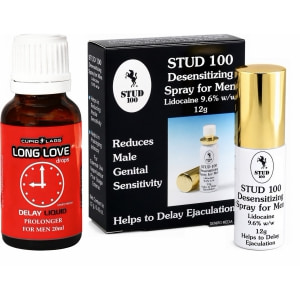 Pachet Spray Stud 100 Original + Picături Ejaculare Precoce Long Love 20ml Pachet Spray Stud 100 Original + Picături Ejaculare Precoce Long Love 20ml pe Domnisoare.ro