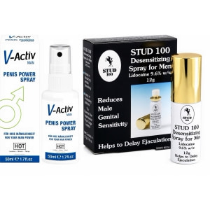 Pachet Spray V-activ Penis Power For Men 50ml + Spray Stud 100 Original pe Domnisoare.ro