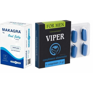 Pachet Stimulent Makagra Oral Jelly 10g + Pastile Potentă Viper FR 4 capsule Pachet Stimulent Makagra Oral Jelly 10g + Pastile Potentă Viper FR 4 capsule pe Domnisoare.ro