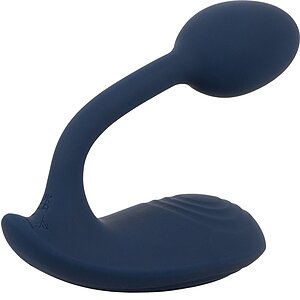 Panty Flexibil Sweet Smile — 2 Motoare, 10 Moduri Albastru
