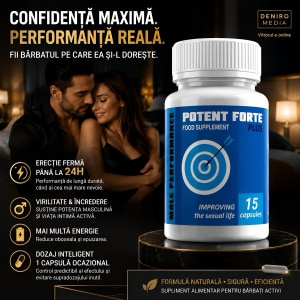 Pastile Potent Forte Plus 15 capsule