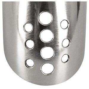 Penis cage curved Argintiu
