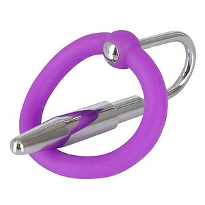 Penis Plug And Silicone Ring Mov Penis Plug And Silicone Ring Mov pe Domnisoare.ro