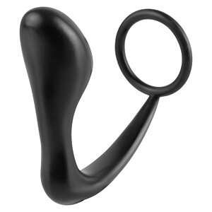 Penis Ring Plug Gasm Negru Penis Ring Plug Gasm Negru pe Domnisoare.ro