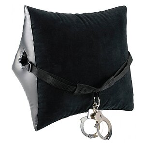 Pernă Gonflabilă Deluxe Position Master With Cuffs Negru Pernă Gonflabilă Deluxe Position Master With Cuffs Negru pe Domnisoare.ro