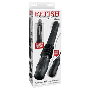 Pipedream Vibrator De Împingere 7.6 cm, 10 Moduri, USB C Negru