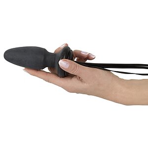 Plug Anal Ajustabil Cu Vibrații Funny Hills Negru