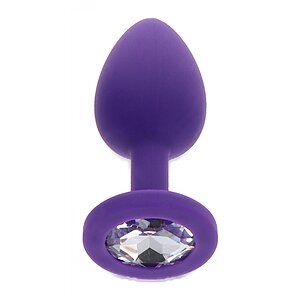 Plug Anal Diamond Jewel Small Mov Plug Anal Diamond Jewel Small Mov pe Domnisoare.ro