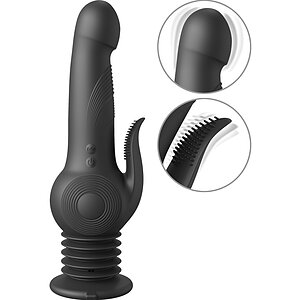 Pogo Thruster – Vibrator 3 Viteze, 10 Moduri, USB, Ventuză Negru Pogo Thruster – Vibrator 3 Viteze, 10 Moduri, USB, Ventuză Negru pe Domnisoare.ro