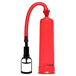 Pompă Penis Power Pump Roșu pe Domnisoare.ro