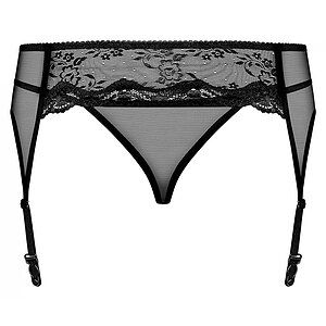 Portjartier Obsessive Charms Negru 2XL