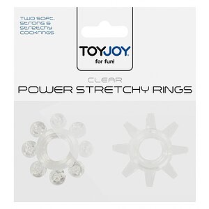 Power Stretchy Set Inele Penis Transparent