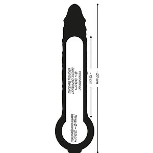 Prelungitor Crystal Skin Penis Sleeve Transparent