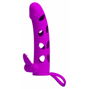 Prelungitor Penis Pretty Love Extended Sleeve Mov pe Domnisoare.ro