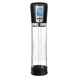 Premium Rechargeable Automatic LCD Pump - Transparent pe Domnisoare.ro