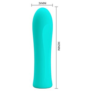 Pretty Love Alfreda Verde — Mini Vibrator 12 Moduri, Reîncărcabil