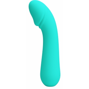 Pretty Love Cetus – Vibrator Punctul G 15 cm, 12 Moduri Albastru pe Domnisoare.ro