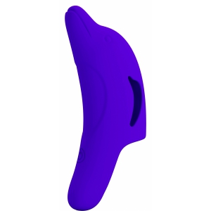 Pretty Love Delphini – Vibrator De Deget 10 Moduri, Compact Albastru pe Domnisoare.ro