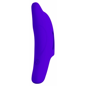 Pretty Love Delphini – Vibrator De Deget 10 Moduri, Compact Albastru