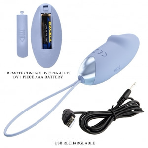 Pretty Love Julia - Ou Vibrator Albastru, 12 Moduri