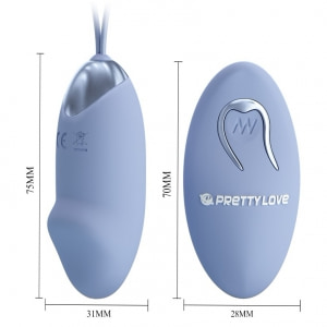 Pretty Love Julia - Ou Vibrator Albastru, 12 Moduri