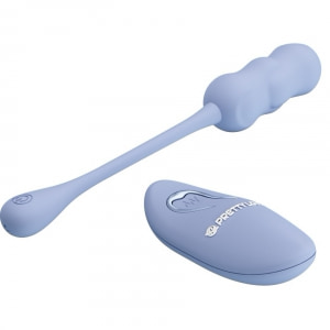 Pretty Love Leshy Blue — Ou Vibrant Compact, Telecomandă Albastru