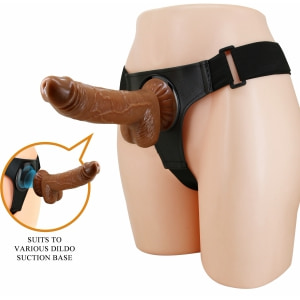 Pretty Love Michael – Ham Ajustabil cu Dildo Realist 20cm Maro Pretty Love Michael – Ham Ajustabil cu Dildo Realist 20cm Maro pe Domnisoare.ro