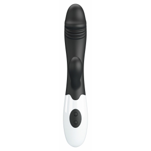 Pretty Love Snappy Black — Iepuraș Dual, 30 Moduri Negru