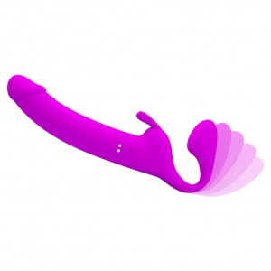 Pretty Love Zanini Vibrant Reîncărcabil Strapless Strap‑On Mov Pretty Love Zanini Vibrant Reîncărcabil Strapless Strap‑On Mov pe Domnisoare.ro