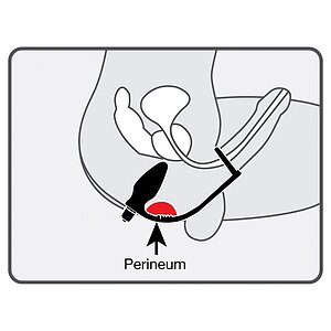 Anal Plug Vibrator cu Inel Ro-Zen Negru