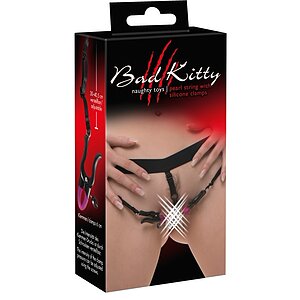 Bikini Bad Kitty Cu Cleme Negru