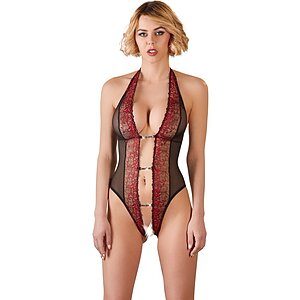 Body Abierta Fina Rhinestones Roșu Body Abierta Fina Rhinestones Roșu pe Domnisoare.ro