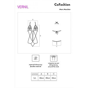 Body CoFashion Vernil Negru S-L